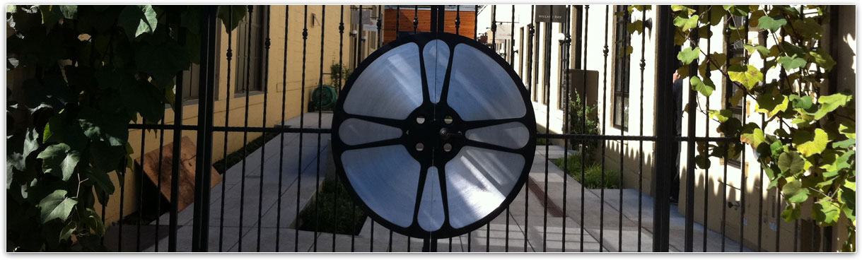 decorative iron gate